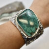 Nico Taeymans massief zilveren armband met turquoise