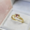 Nico Taeymans Gouden ring met saffier en diamant