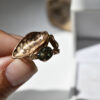 Nico Taeymans rood gouden ring met saffier en diamant